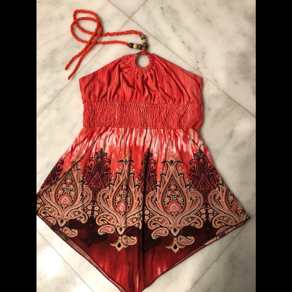 🍊 #Show Stopper #Boho Paisley Scarf top🍑